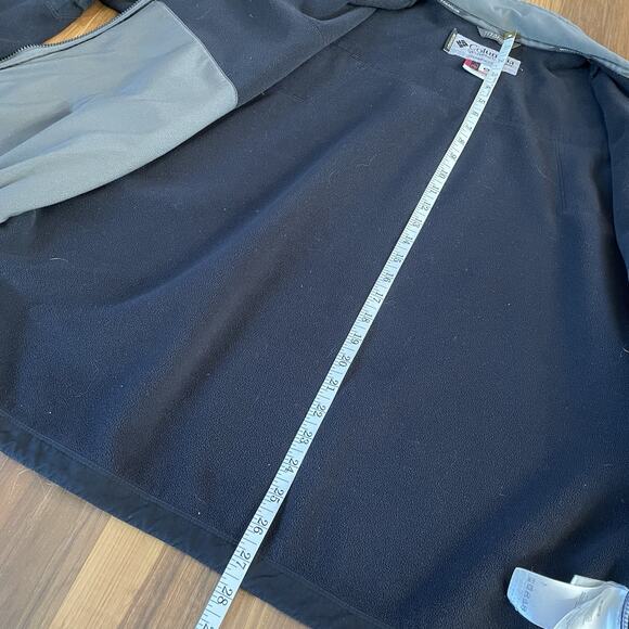 Columbia Titanium Black Long Sleeve Full Zip Fleece Jacket Men’s XL - Picture 5 of 9
